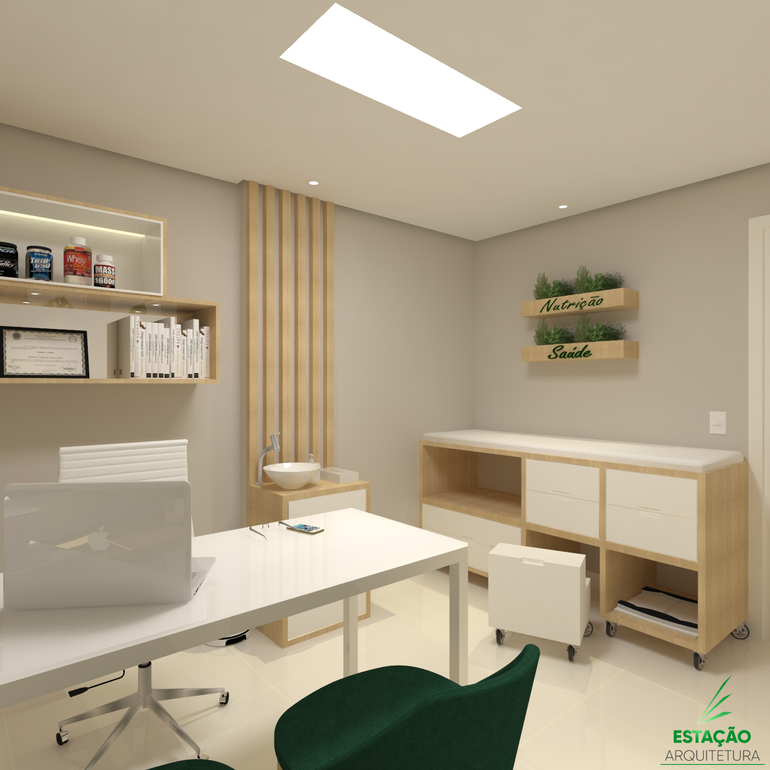 Consultório de Nutrição em São José - Sala 01 - Estação Arquitetura