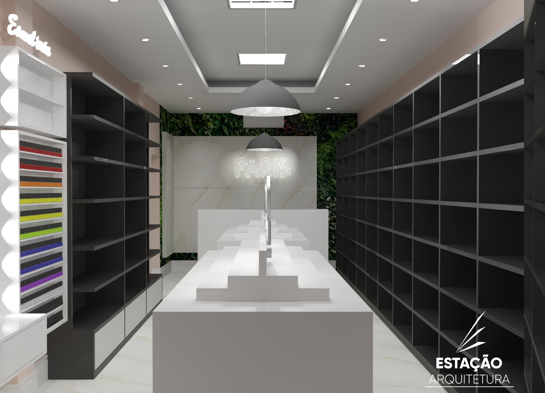 Loja Paris em Laguna - Projeto de Interiores Comercial - Estação Arquitetura