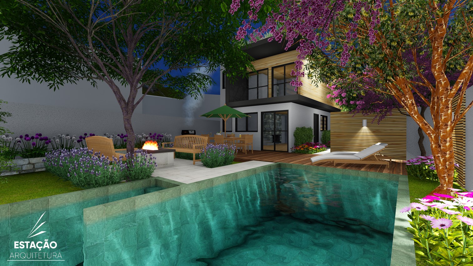 Residência GM em Laguna - Projeto de Arquitetura e Paisagismo - Estação Arquitetura