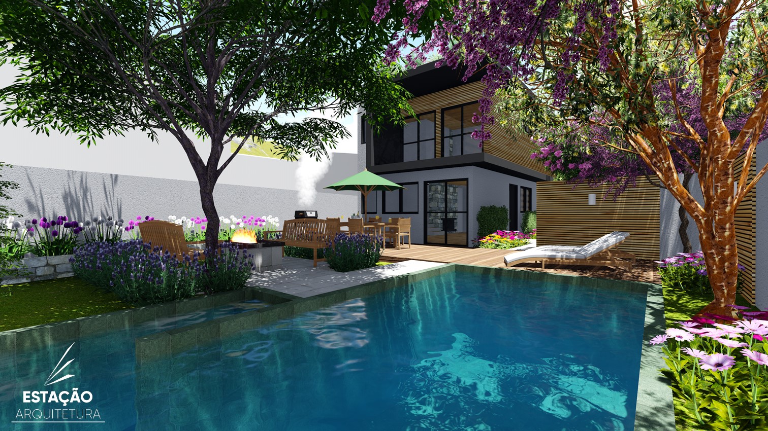 Residência GM em Laguna - Projeto de Arquitetura e Paisagismo - Estação Arquitetura